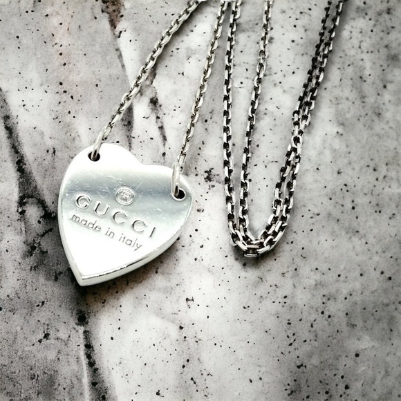 Gucci Jewelry - Gucci Pendant Necklace  Silver